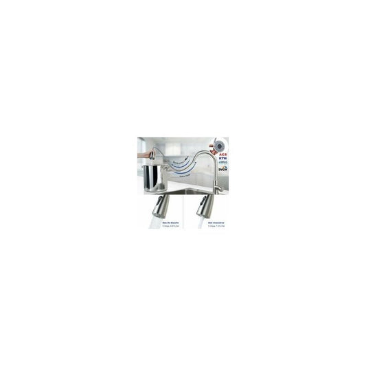 304 Stainless Steel Pull Out Kitchen Sink Mixer Faucet 360 Degree Rotatable