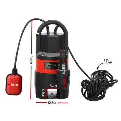 Giantz Garden Submersible Pump 400W Dirty Water Bore Tank Well Steel Sewerage