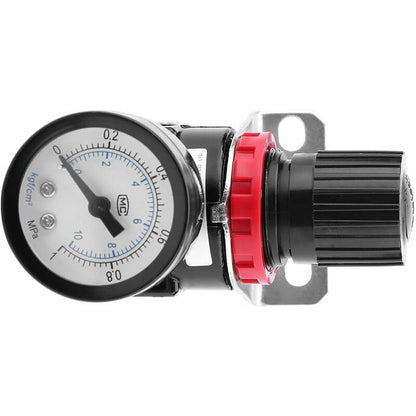 1 pcs Air Pressure Regulator Ar2000 G1/4 Pneumatic Control Compressor With Gauge