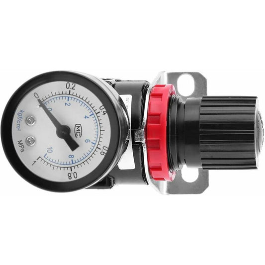 1 pcs Air Pressure Regulator Ar2000 G1/4 Pneumatic Control Compressor With Gauge