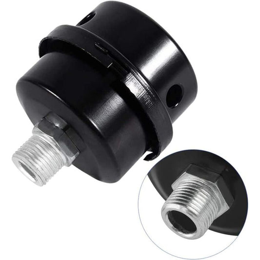 2 Pieces Air Filter Silencer, Air Compressor Filter Silencer, 3/8\" Air Compressor Filter 16.3mm