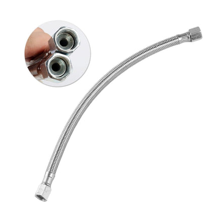 1Pc Air Compressor Tube Stainless Steel 350Mm Air Compressor Flexible Hose Air Pump Check Valve Connecting Pipe Smile Home