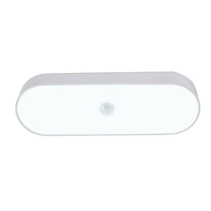 Closet Lighting - Night Light with Motion Sensor - LED Lamp - Kitchen Lighting - Stair Lighting - Wireless - Wardrobe Lighting - Indoor Wall Lamp - Bedside Lamp - Bedroom Accessories - Magnetic - Warm White Light - White - 1 Piece