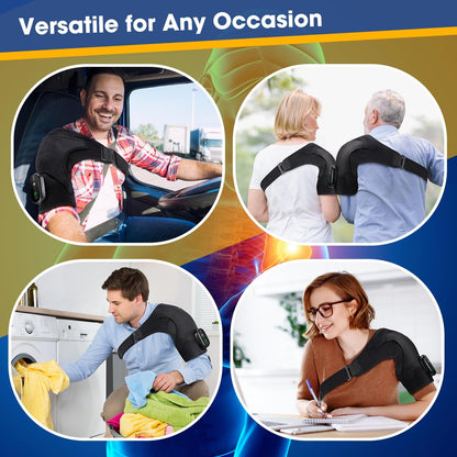 ThermaBrace™ Cordless Heated Shoulder Massager