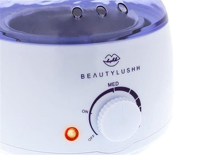 Wax heater for hair removal, white