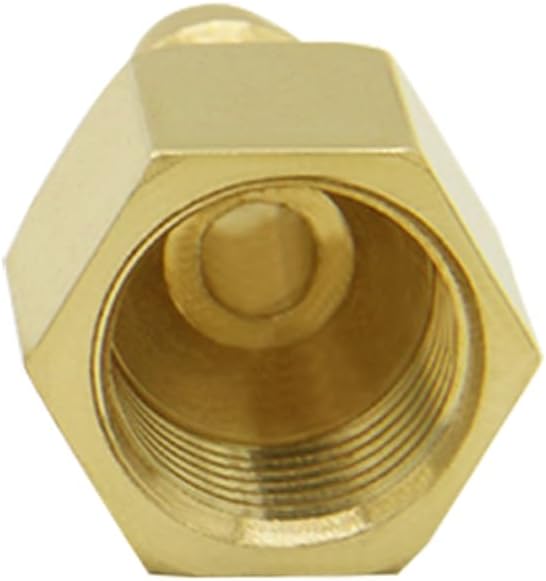 4PCS Air Plug to 3/8" Flare Female SAE Flare Fittings SAE 45° Female Industrial Brass Air Hose Quick Connect Air Fittings