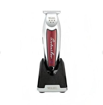 Wahl T-Wide Detailer Professional Cordless Finishing Trimmer 100 Minutes Battery Life Silver