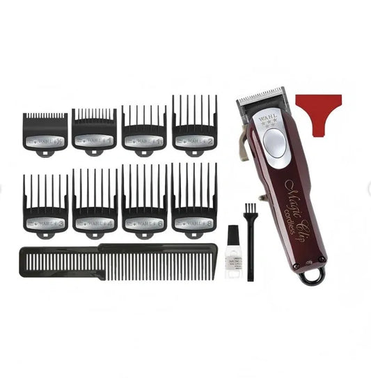 Professional Wahl Magic Clip Cordless Hair Clipper with Staggertooth Cutting Blade