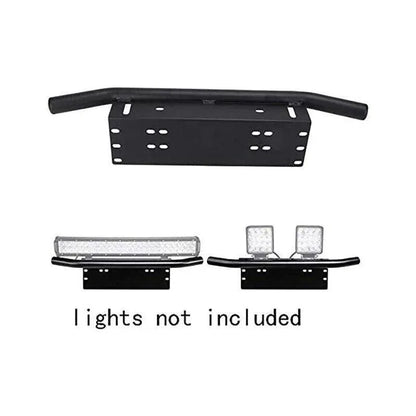 24inch Bull Bar Front Bumper License Number Plate Mount Bracket Led Light Holder