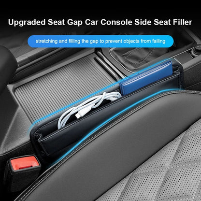 AutoDrop™ Universal Leather Car Seat Gap Organizer & Storage Pocket