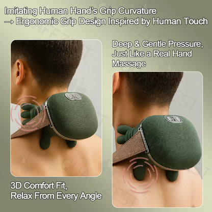 Bionic Finger Neck & Shoulder Massager with Heat