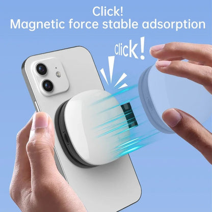 SnapGlow Portable Magnetic Selfie Ring Light with Mirror