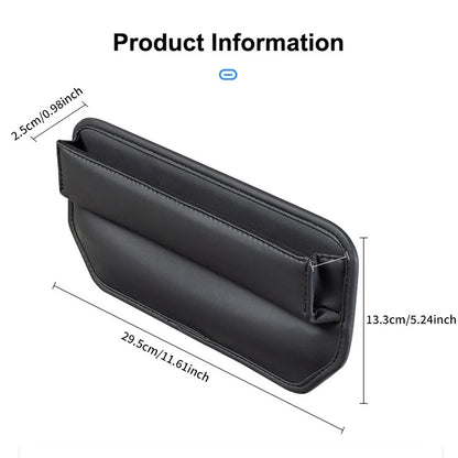 AutoDrop™ Universal Leather Car Seat Gap Organizer & Storage Pocket
